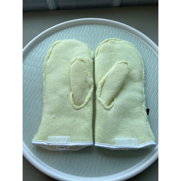 Hand Armor Heat Resistant Gloves Large Chopper Liners Sherpa Yellow Comfort NEW - Picture 6 of 7